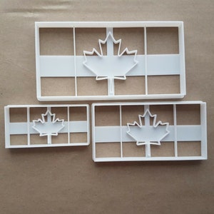 Kanadische Flagge Land Form Cookie Cutter Teig Keks Gebäck Stempel scharfe Schablone Kanada Ahornblatt