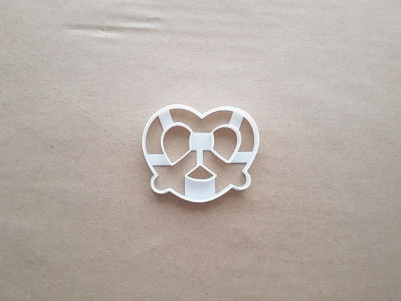 Pretzel Knot Food Bread Shape Cookie Cutter Dough Biscuit Pastry Fondant Sharp