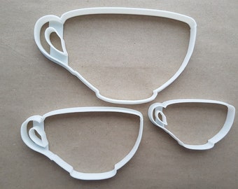 Tee Tasse Gebräu trinken Kaffee Form Cookie Cutter Teig Keks Gebäck Fondant scharfe Schablone Teetasse am Nachmittag Essen China