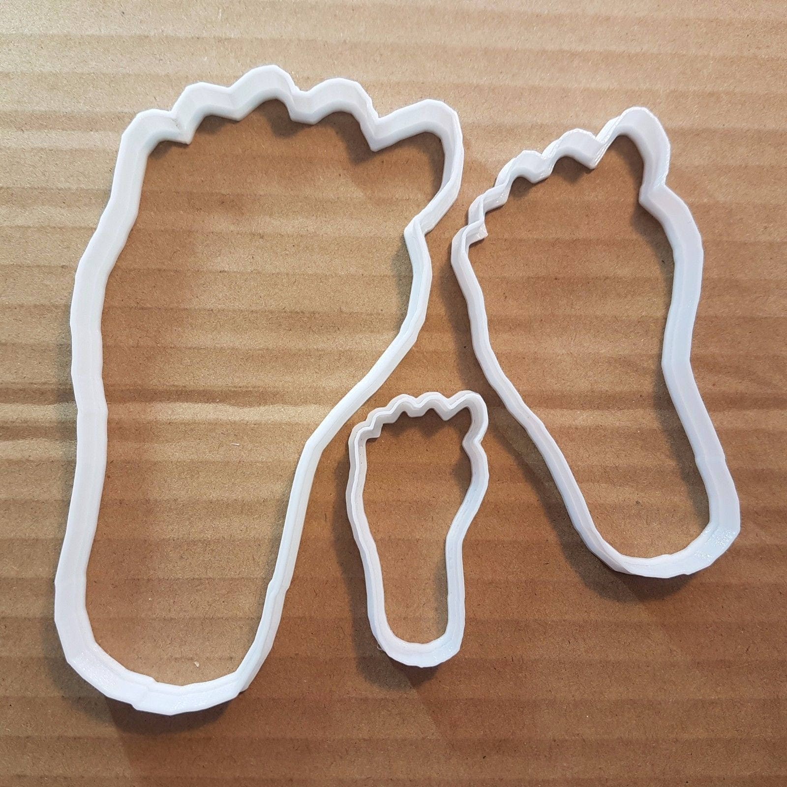 Foot Feet Toes Limb Body Shape Cookie Cutter Dough Biscuit Pastry Fondant Sharp
