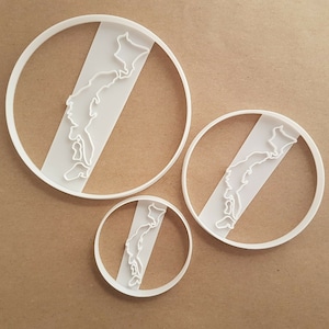 Japon Carte Contour Forme Cookie Cutter Pâte Biscuit Pâtisserie Fondant Timbre Carte Atlas Pays Contour Sharp Japonais