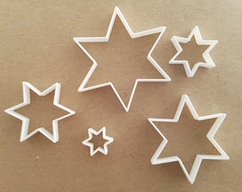 Stern Form Mini Fondant Cutter kleine Sechs-Punkt-Stern Sugarcraft Vereisung Set Fondant Gebäck Teig Weihnachten Xmas Raum kleine scharfe Schablone