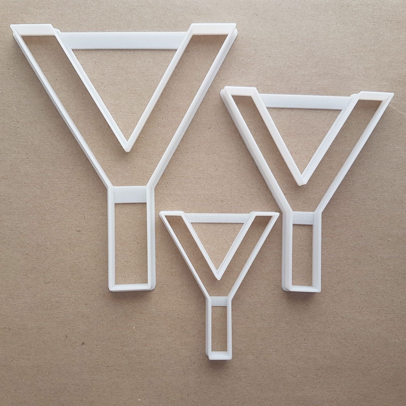 Alphabet Letter Y Upper Shape Cookie Cutter Dough Biscuit Pastry Fondant Sharp