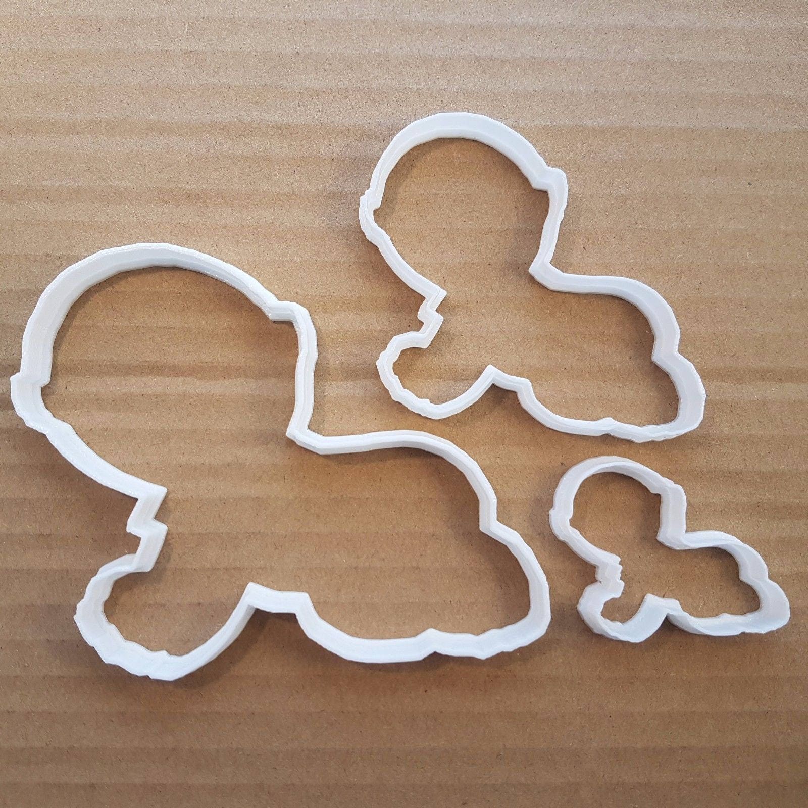 Baby Cookie Cutter Dough Biscuit Christening Pastry Babies Shower Boy Girl Shape