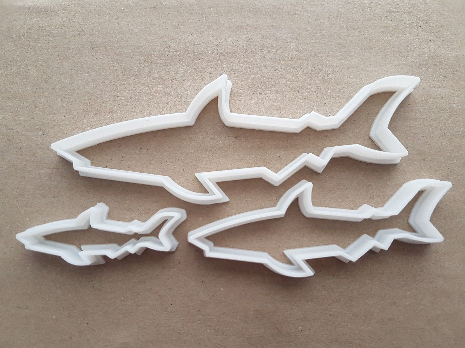 Shark Fish Ocean Predator Shape Cookie Cutter Dough Biscuit Pastry Fondant Sharp