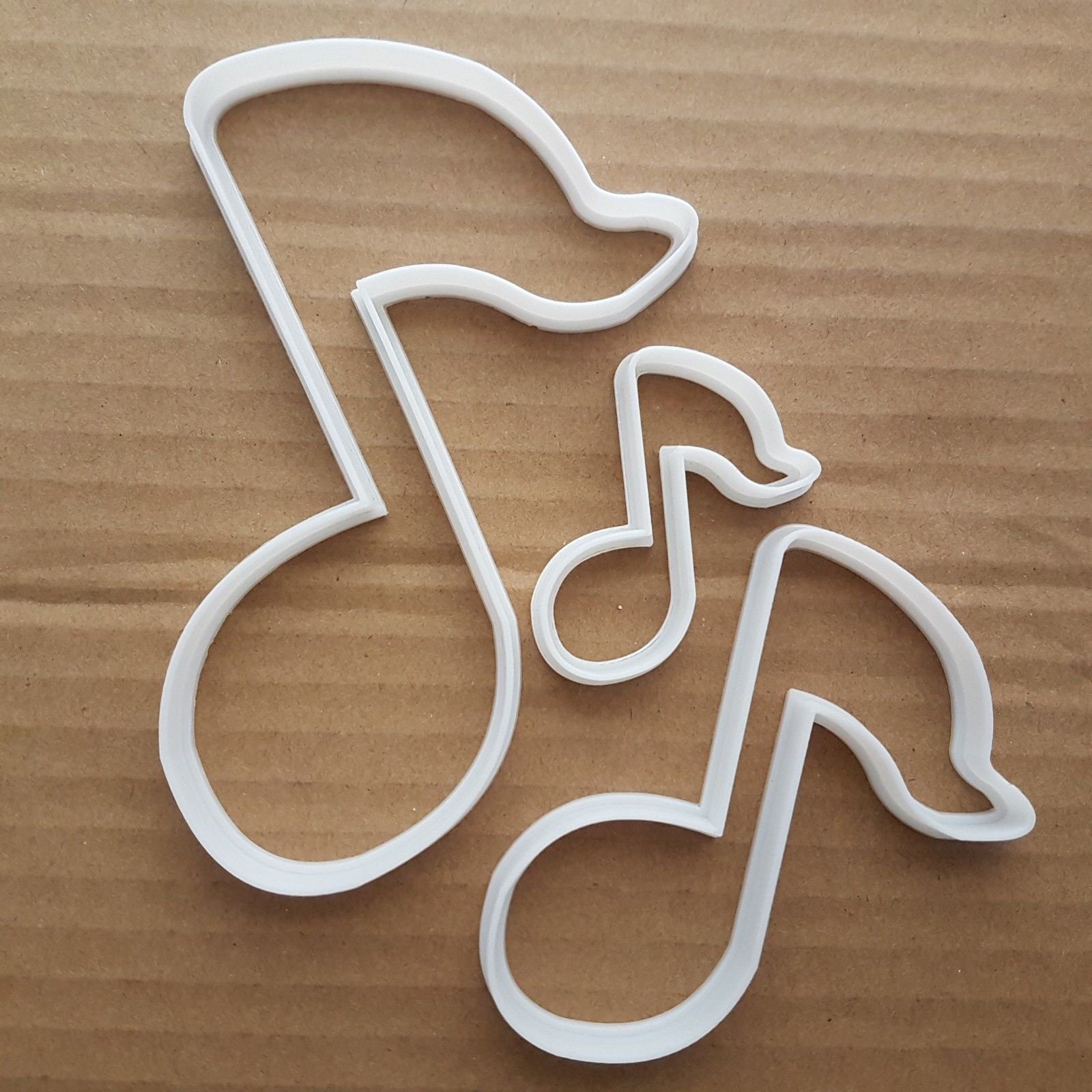 Guitarra de piano con forma de nota musical cortador de galletas masa galleta pastelería sonido musical - Imagen 5 de 5
