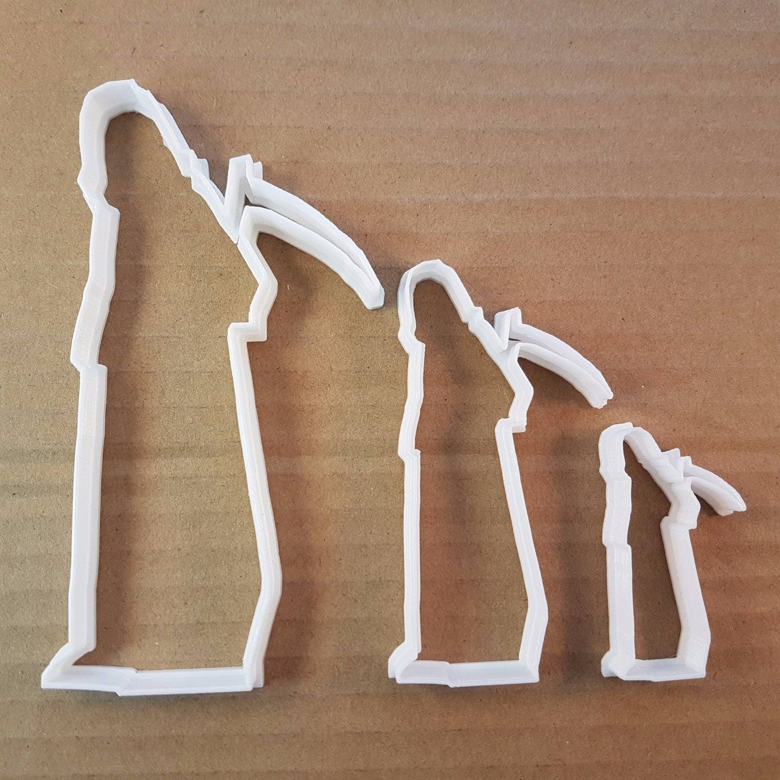 Grim Reaper Death Scary Shape Cookie Cutter Dough Biscuit Pastry Fondant Sharp