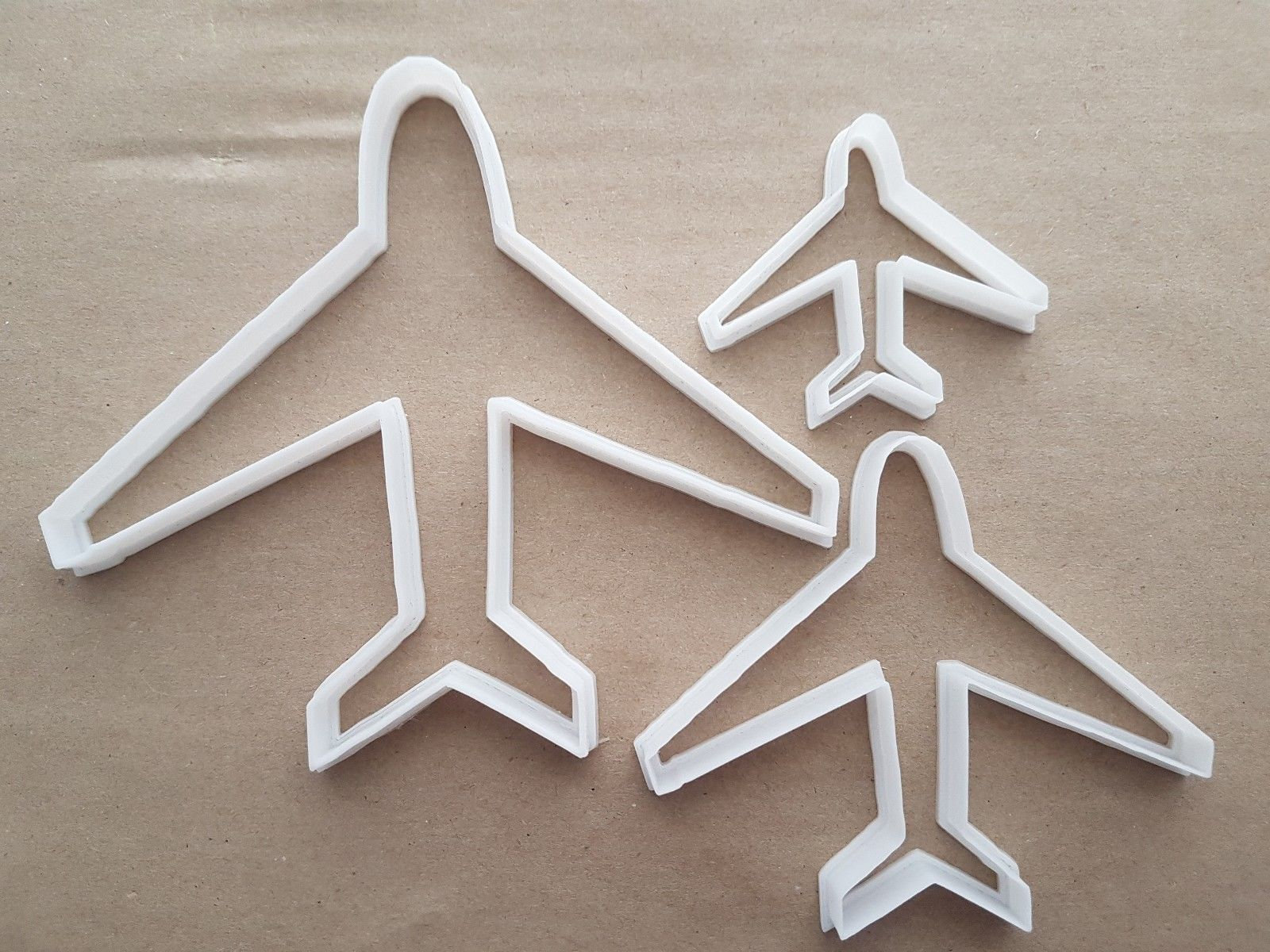 Plane Air Aero Jet Shape Cookie Cutter Dough Biscuit Pastry Fondant Sharp