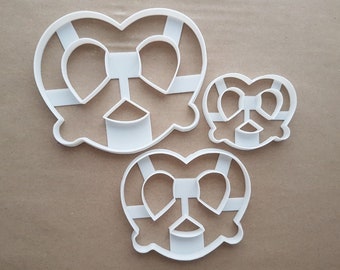 Brezel Knoten Essen Brot Form Cookie Cutter Teig Keks Gebäck Fondant scharfe Schablone Twist Gebäck Snack