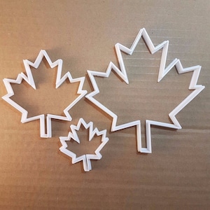 Kanadische Flagge Maple Leaf Form Cookie Cutter Teig Keks Gebäck Fondant scharfe Schablone Kanada