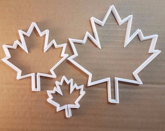 Bandera Canadiense Maple Leaf Shape Cookie Cutter Dough Biscuit Pastry Fondant Sharp Stencil Canada