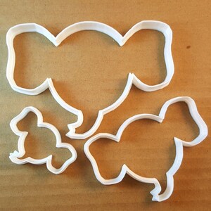 Elephant Head Shape Cookie Cutter Dough Biscuit Pastry Fondant Sharp Animal Stencil African Mammal
