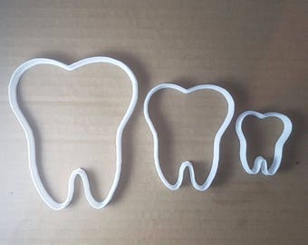 Dientes de dientes boca dentista forma galleta cortador masa galleta pastelería Fondant afilada plantilla cuerpo parte