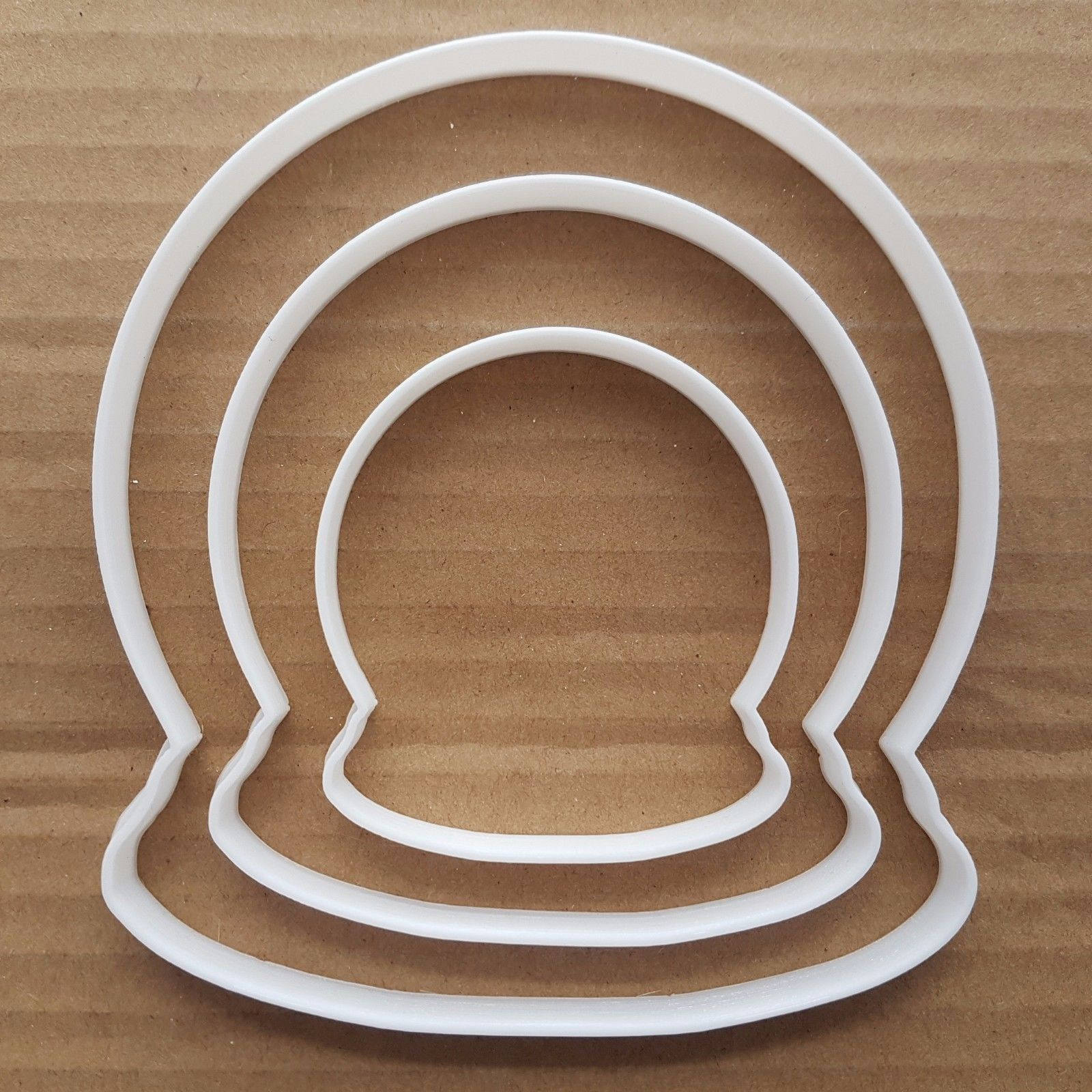 Snow Globe Water Xmas Shape Cookie Cutter Dough Biscuit Pastry Fondant Sharp