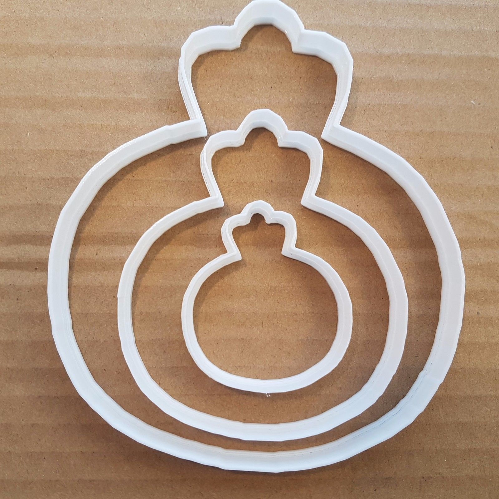 Bauble Tree Decoration Xmas Shape Cookie Cutter Dough Biscuit Pastry Stencil