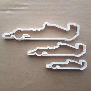 Fórmula Uno Carrera Coche F1 Forma Cookie Cortador de Masa Galleta Pastel pastelería Fondant Sharp Stencil Racing Vehículo Fast Sports Automobile