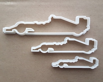 フォーミュラワン レースカー F1 シェイプ クッキーカッター 生地 ビスケット ペストリー フォンダン シャープ ステンシル レーシング車両 高速スポーツ 自動車