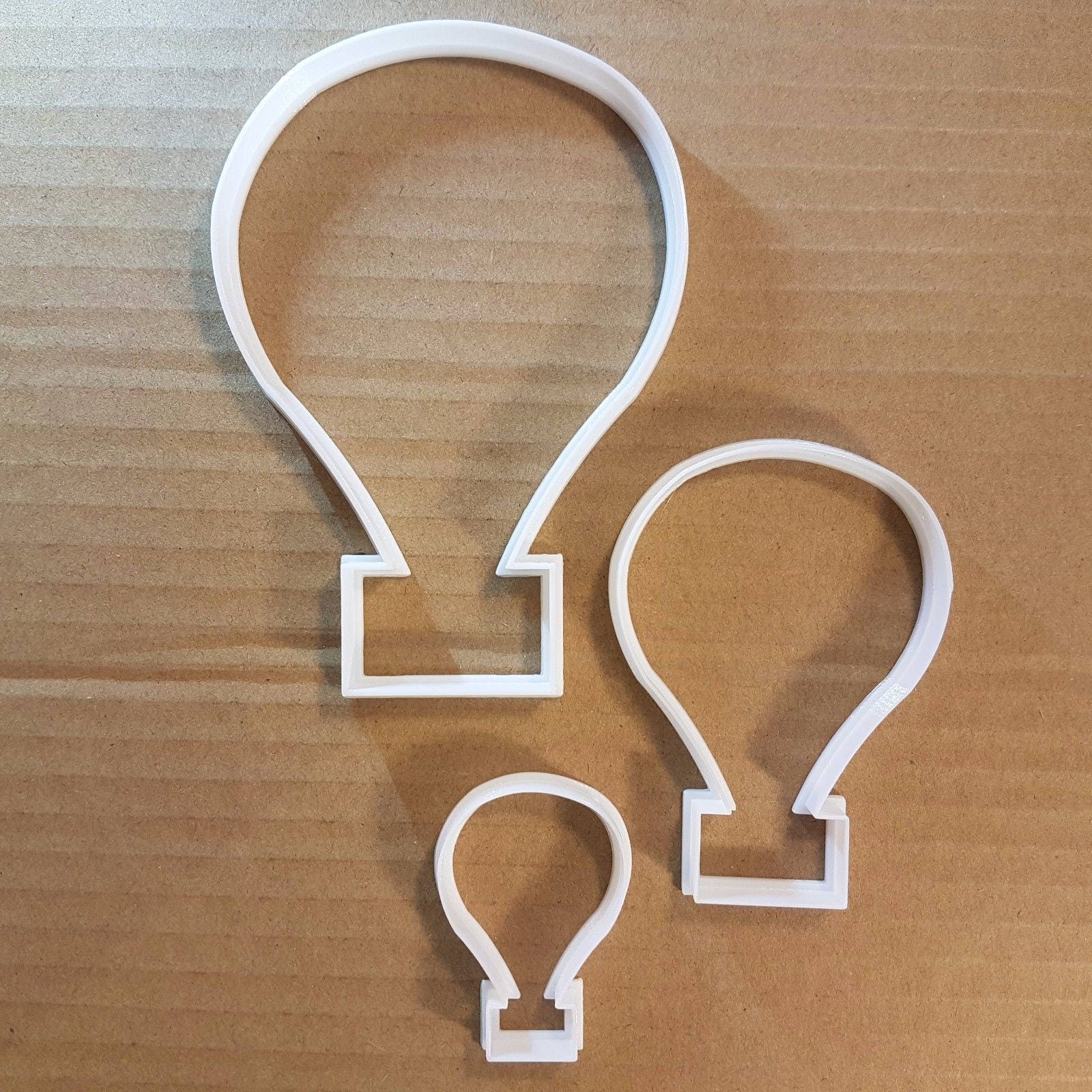 Hot Air Balloon Shape Cookie Cutter Dough Biscuit Pastry Fondant Sharp Stencil