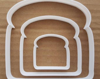 Pan de tostadas Sandwich Comida Forma Cookie Cortador de Masa Galleta Pastel pastelería Fondant Sharp Stencil Slice Piece Breakfast