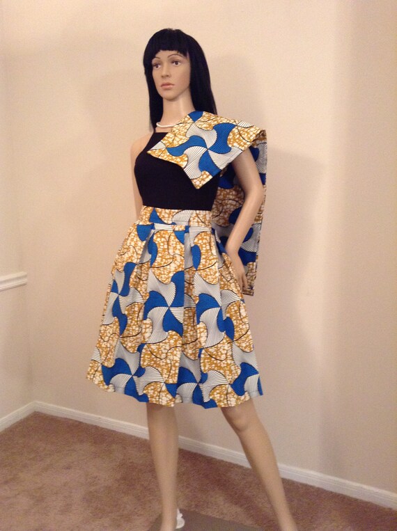 A line skirt,African dress,gele African skirt set,African fabric,girl skirt,dashiki fabric,kente skirt Skirt and head wrap set,women skirt