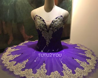 P-007 Professional Purple Platter Ballet Tutu  YAGP