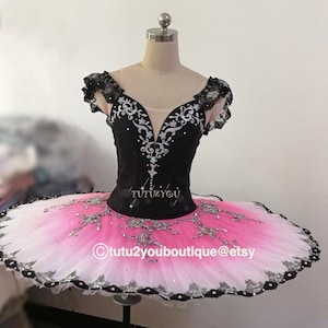PK-011 Professional Pink Platter Ballet Tutu Aurora Fairy YAGP