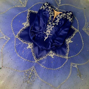 B-011 Professional Blue Platter Ballet Tutu YAGP