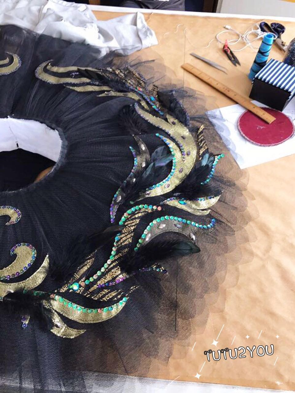 Bs-003 Black Swan Professional Ballet Tutu