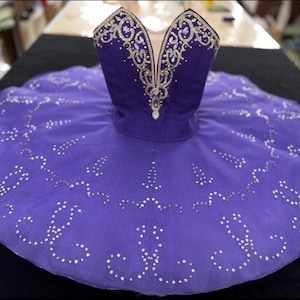P-017 Professional Purple Platter Ballet Tutu  YAGP