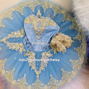 B-021 Professional Blue Platter Ballet Tutu YAGP