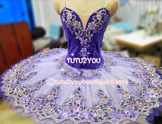purple ballet dress P-010 Purple Professional Ballet Tutu