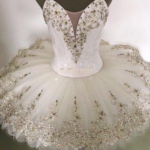 W-002 Paquita White professional ballet tutu