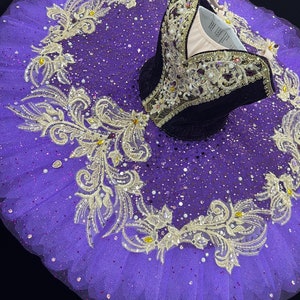 P-011 Professional Purple Platter Ballet Tutu  YAGP