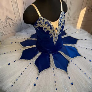 B-033 Professional Blue Platter Ballet Tutu YAGP