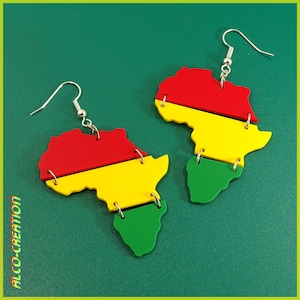 Boucles d'oreilles AFRICA RASTA