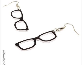Boucles d'oreilles lunettes "Classiques"