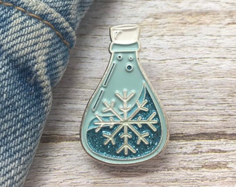 Winter Potion Enamel Pin | Season, Snowflake, Christmas  Gift