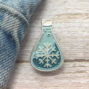 Winter Potion Enamel Pin | Season, Snowflake, Christmas  Gift