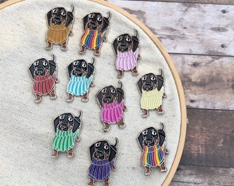 Needle Minder Sausage Dog in Sweater Jumper  | Dachshund |  Gift