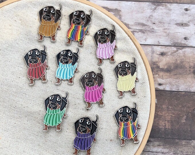 Wiener Hot Dog Needle Minder Dachshund Pup Pupper Etsy