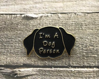 I'm A Dog Person Enamel Pin | Stocking Filler Gift | Lapel Pin, Badge |  Gift