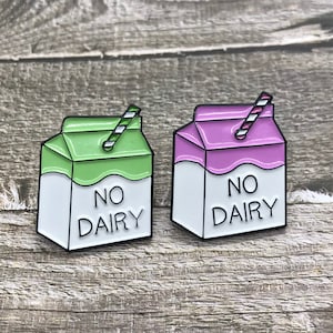 Emaille pins zonder melkverpakking | Cadeau | Reversspeld, badge |  Cadeau