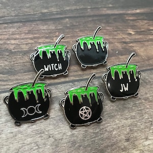 Cauldron Enamel Pin | Glow in The Dark |  Gift