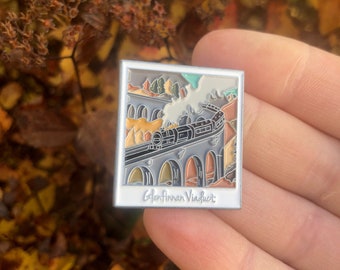 Glenfinnan Viaduct Enamel Pin | Badge | Stocking Filler