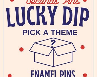 Lucky Dip Enamel Pins – Choose Your Theme! Random Seconds Sale - Enamel Pins, Lapel Pins. Flawed Oops Pins