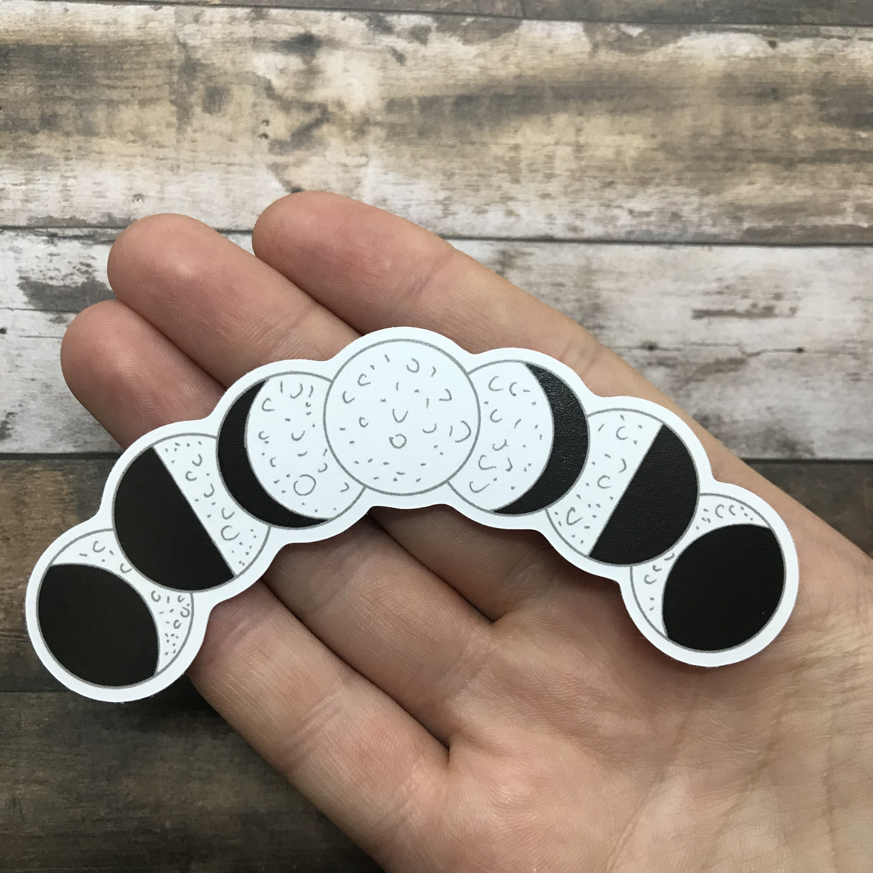 EcoFriendly Moon Phases Sticker Laptop Sticker Gift