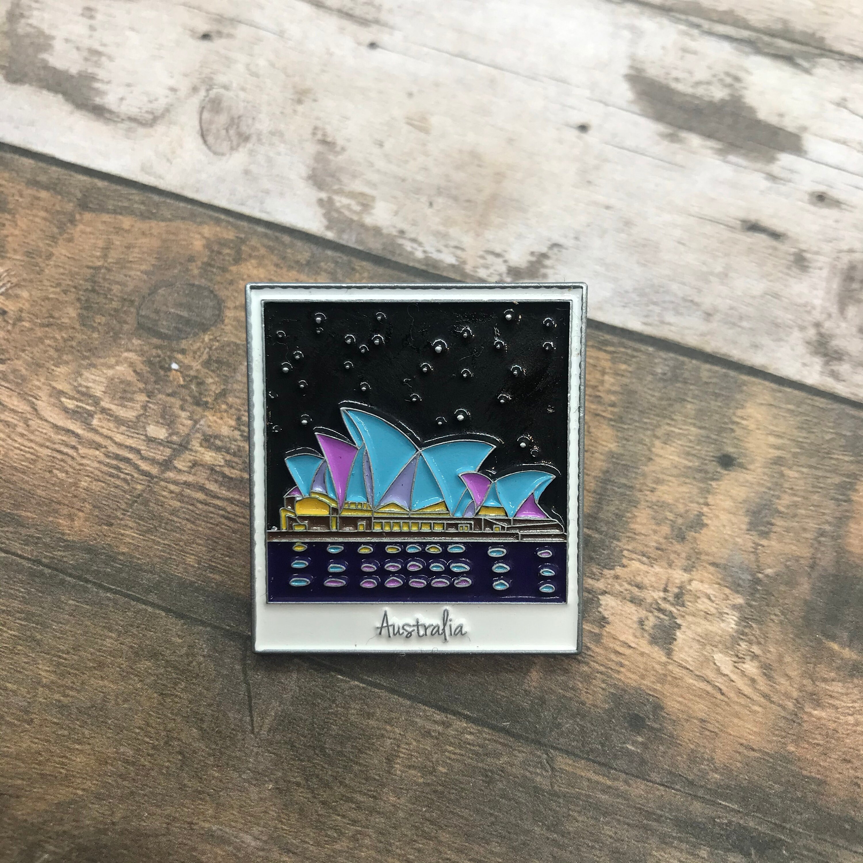 Sydney Opera House, Australia Photograph Enamel Pin Travel