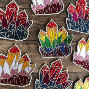 LGBT Pride Crystal Patch: Iron-On/Sew-On Subtle Pride Gift