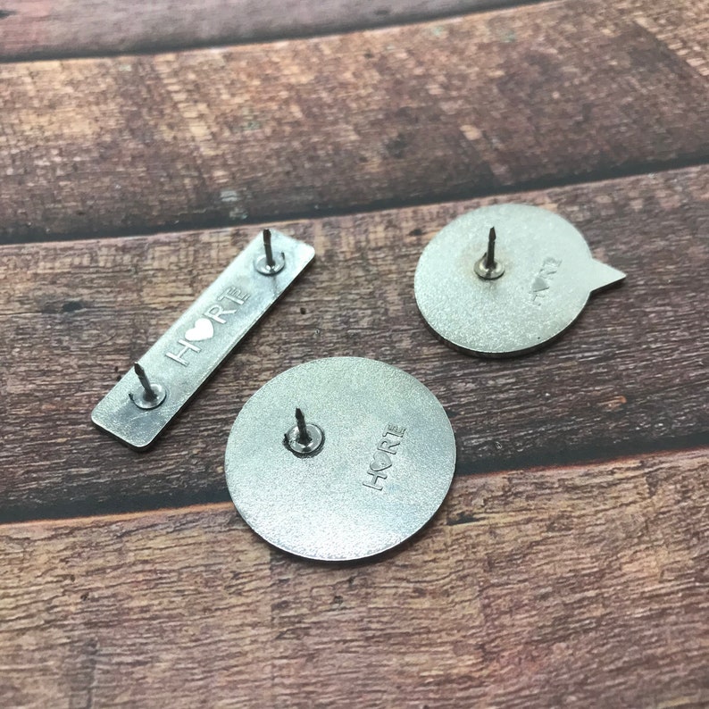 Design Your Own Hard of Hearing Enamel Pin Lip Reader