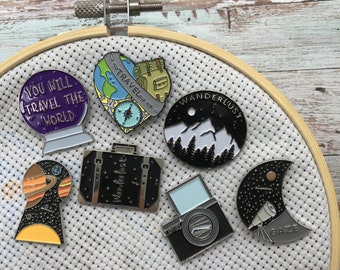 Travel Needle Minders | Space, Wanderlust Needle Nanny or Magnet  Gift